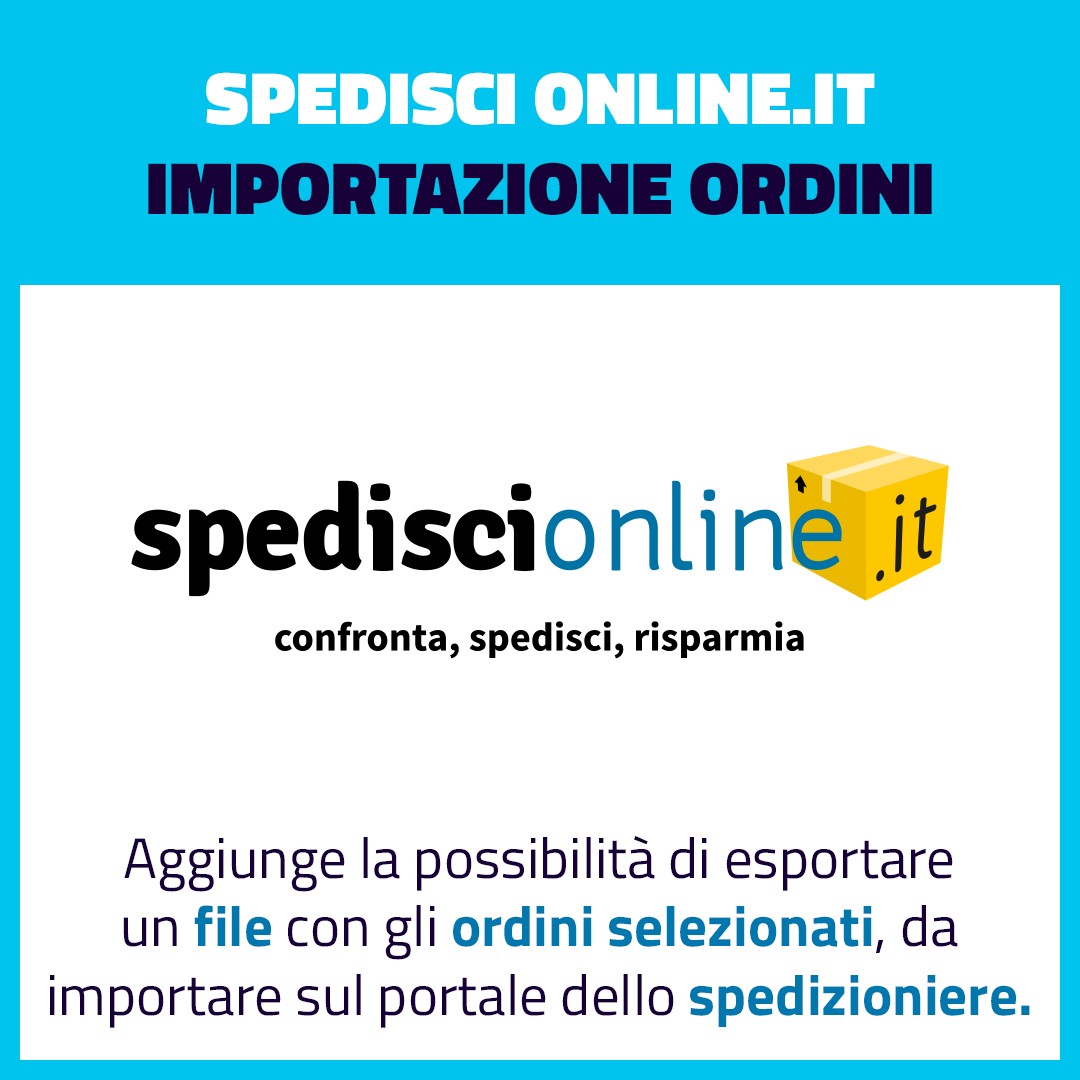 Esportazione Ordini per Corriere